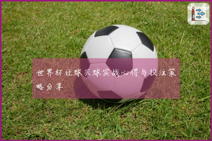 世界杯让球买球实战心得与投注策略分享